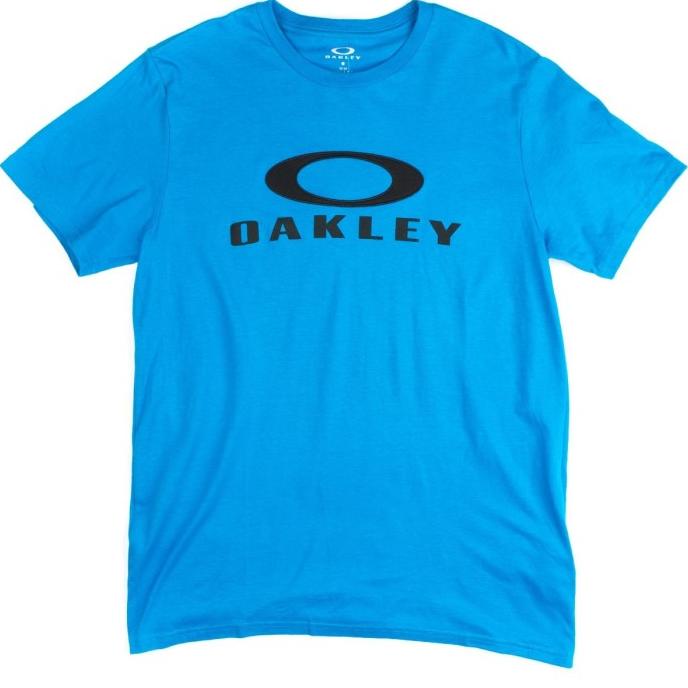 Oakley Pinnacle Blue Running Tshirt Original - Kaos Olahraga Branded