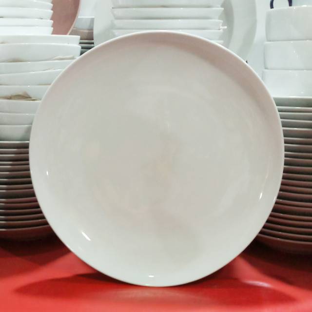 Wadah saji keramik blanc size jumbo 34 cm best quality