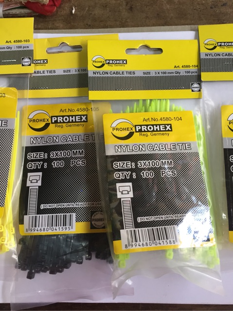 Kabel Ties 3mmx100mm Prohex / Kabel tis / tali ties / tali tis prohex