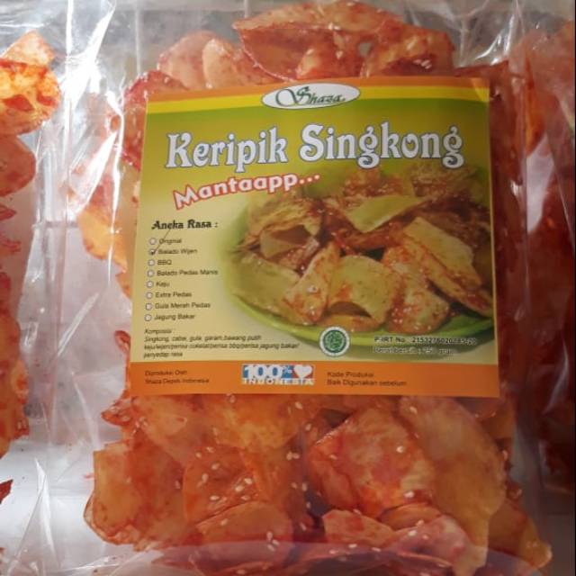 

Keriping singkong balado wijen