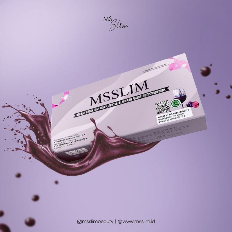 

MS GLOW MSSLIM MINUMAN SERBUK FIBER // 100% ORIGINAL