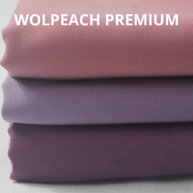 Kain Wolfis Wollpeach Premium 0.5 Meter (Seri 2) - Bahan Wolvis Wolpeach