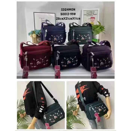 SIGHMON Tas Selempang Wanita Import Tas Slempang Fashion Korea Original Sling bag Trendy Waterproof