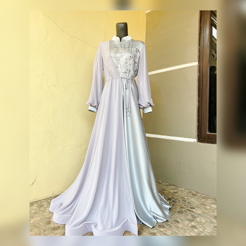 Zainab Dress size XXL - 3L|| Gaun Pesta || dressbridesmaid || dress Brukrat || Dress Kondangan