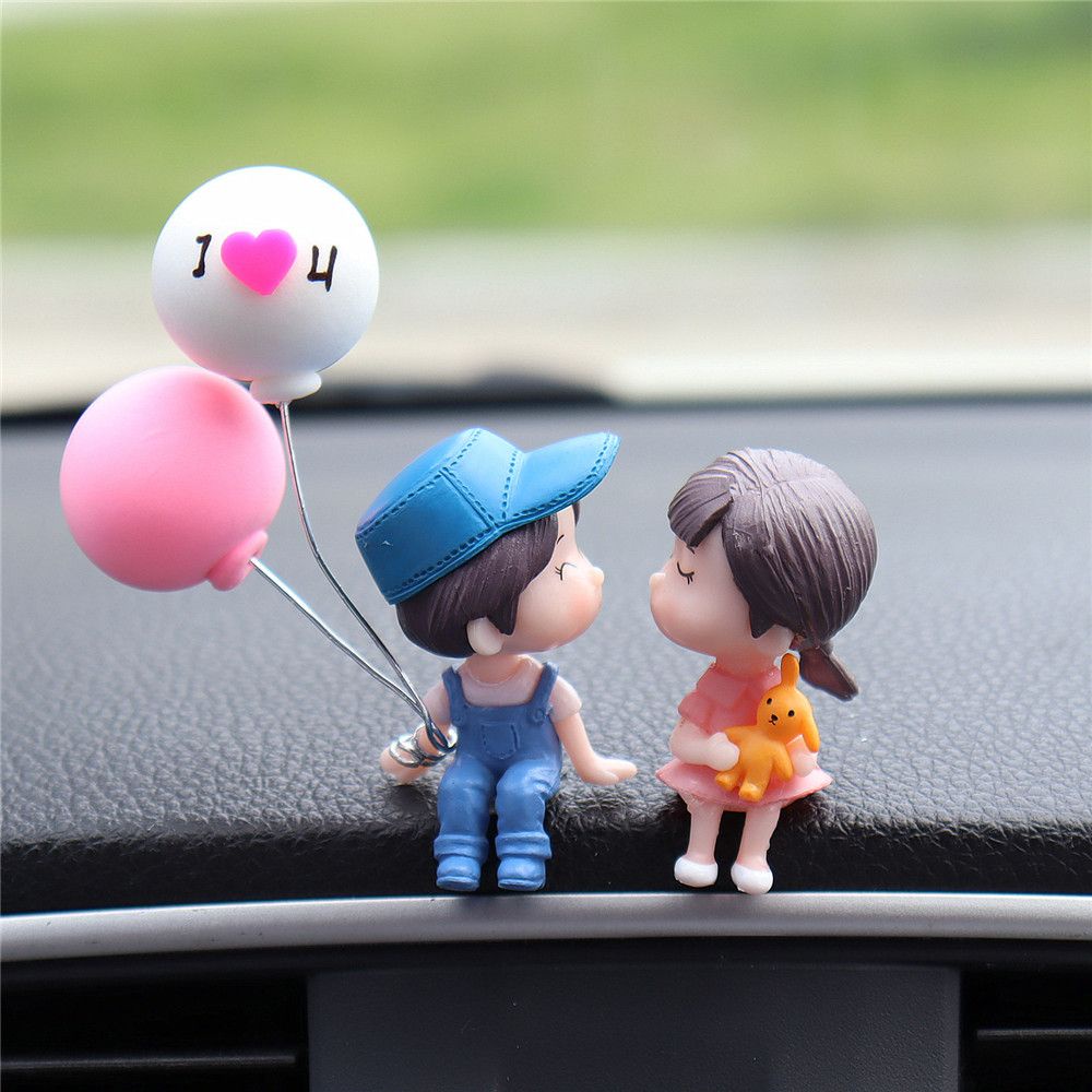 Suyou Miniatur Boneka Anak Laki-Laki / Perempuan Untuk Dekorasi Interior Mobil