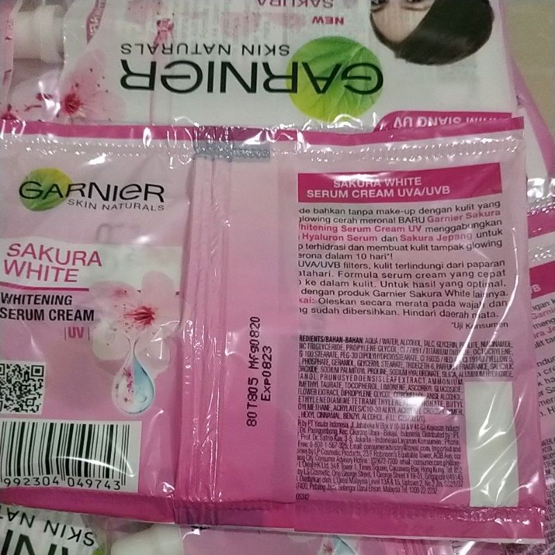 garnier krim rentengan isi 12pcs.