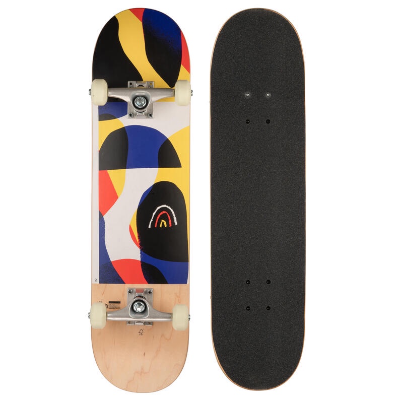 OXELO Skateboard Fullset Maple 8&quot; FSC CP100