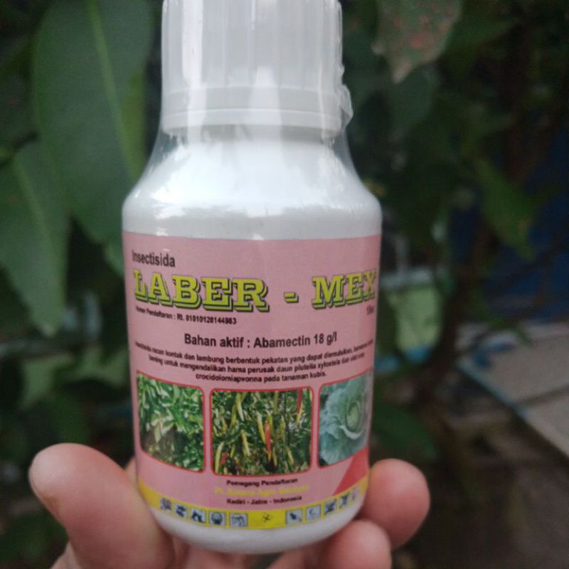 Insektisida abamectin murni 100% Laber-Max kemasan 100ml