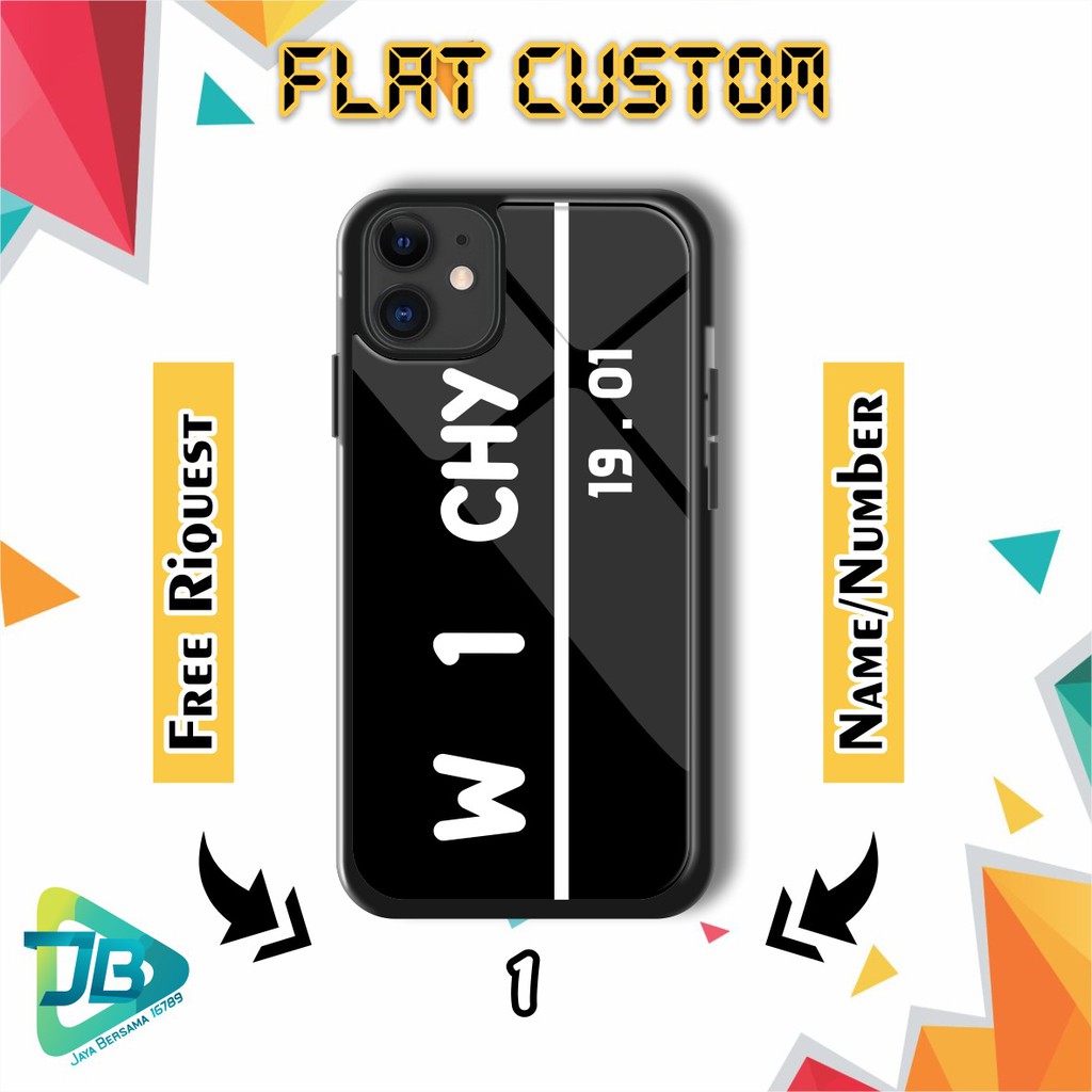 HARDCASE 2D GLOSSY FLAT CUSTOM OPPO VIVO XIAOMI SAMSUNG REALME IPHONE ALL TYPE JB4776