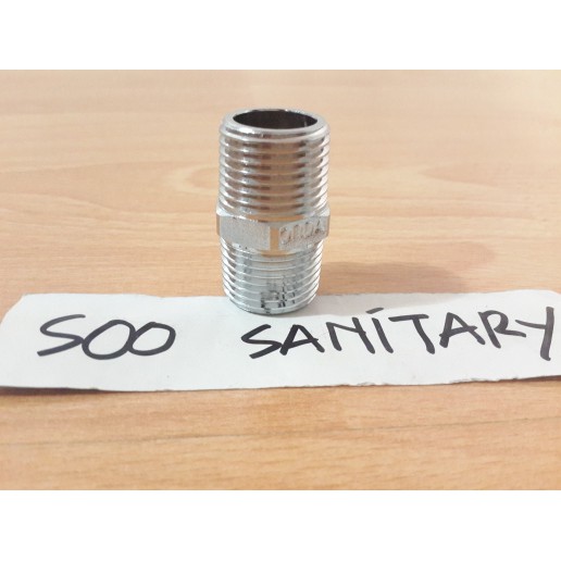 Sale Nepel Crom 1/2 Onda Double Nipple jmVa73UQEKEzA