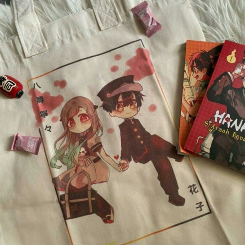 jibaku Shounen hanako kun totebags