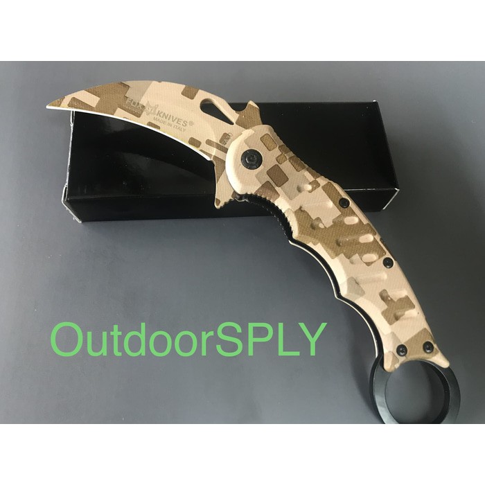 FOX Knives Maniago Automatic Karambit Piso Lipet Pocket knife FA 30 AGP234