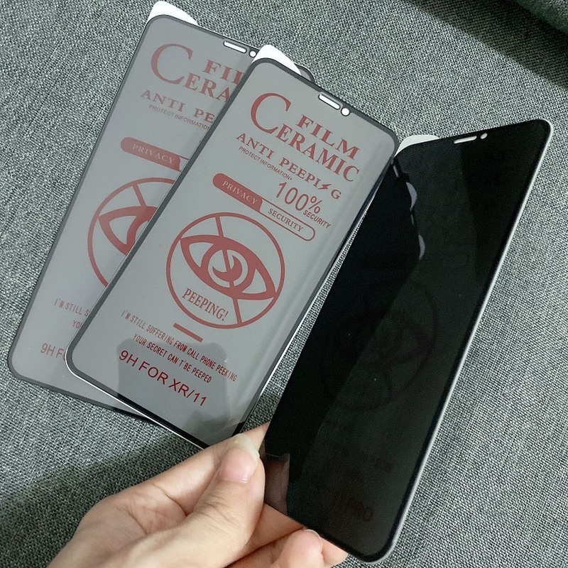 Pelindung Layar Tempered Glass Matte Anti spy Untuk iPhone 14 13 12 11 Pro X XS Max XR 7 8 6S Plus SE2020