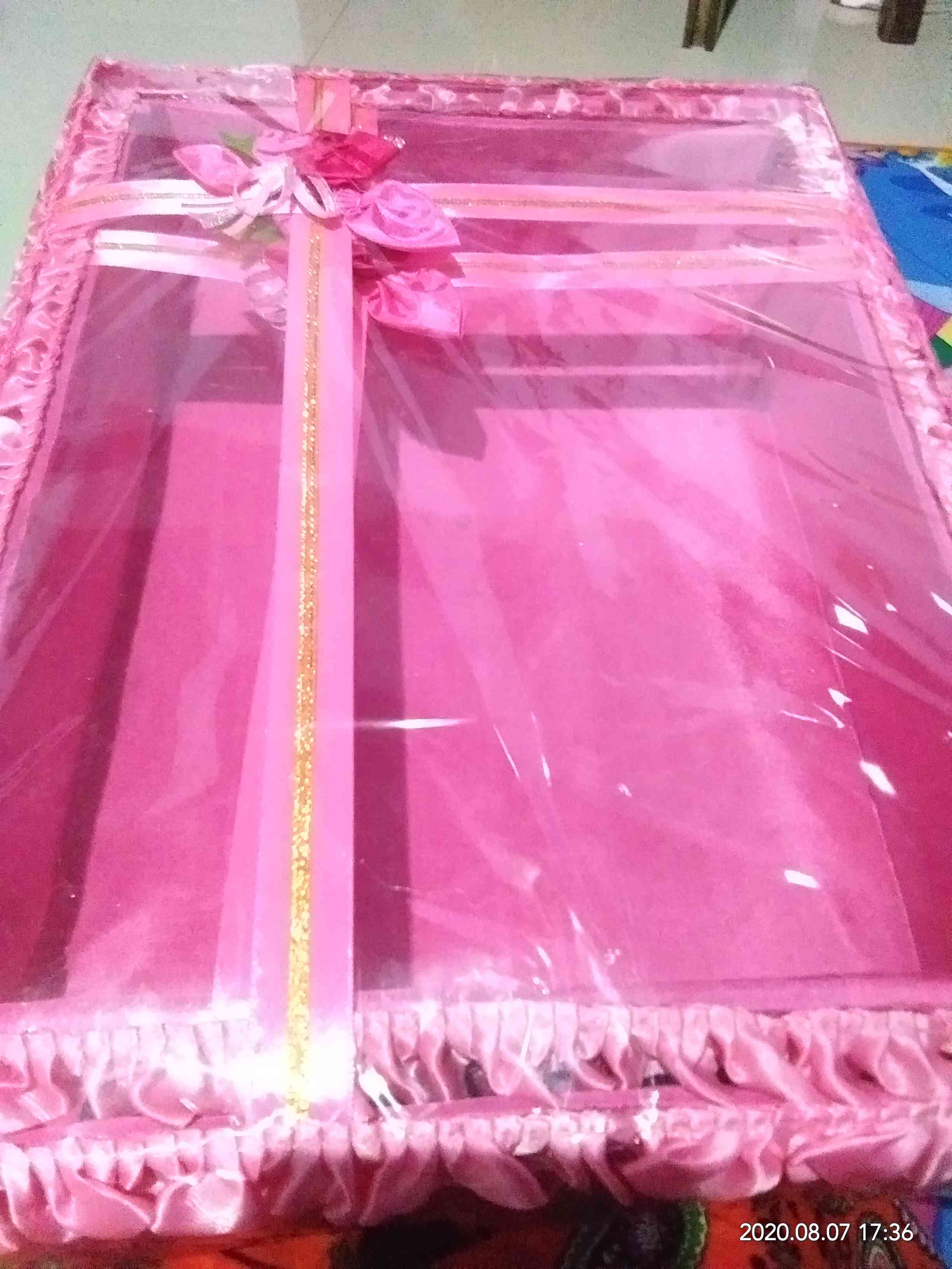 Kotak Hantaran Lamaran Box Set 2 Jne J&t Kotak Seserahan Kawin Tingjing Sangjit Gold Merah Biru Pink