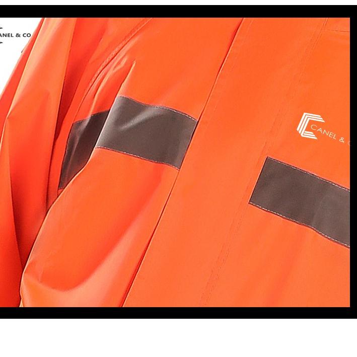 Grosiran Murah CANEL & CO Jas hujan sepeda motor nilon + PVC / jas hujan neon baru yang ditingkatkan