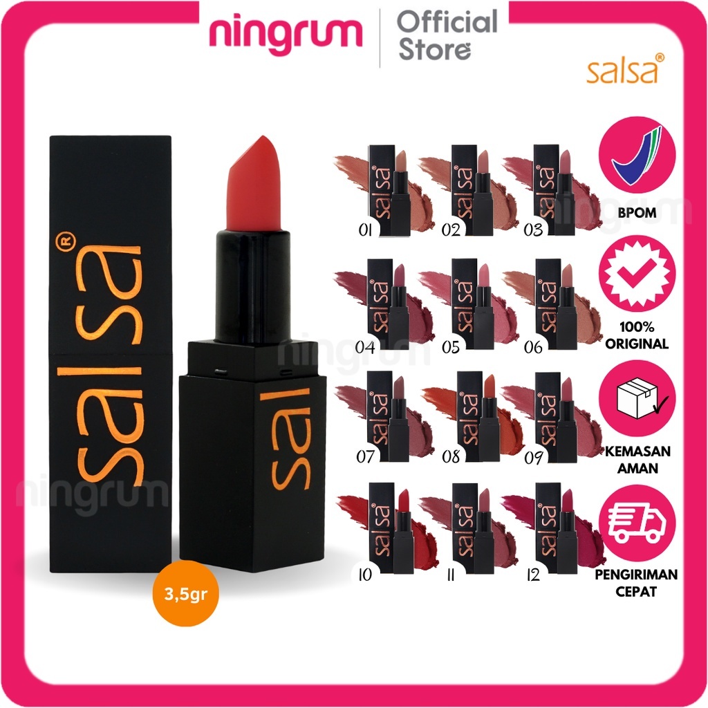 Ningrum - SALSA Matte Lipstick - 5424