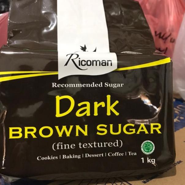 

Termurah dan terbaik Dark Brown Sugar Ricoman 1kg buruan