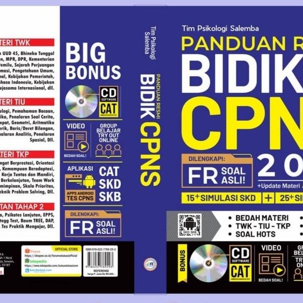 

cod BUKU PANDUAN RESMI BIDIK CPNS 2021 laris