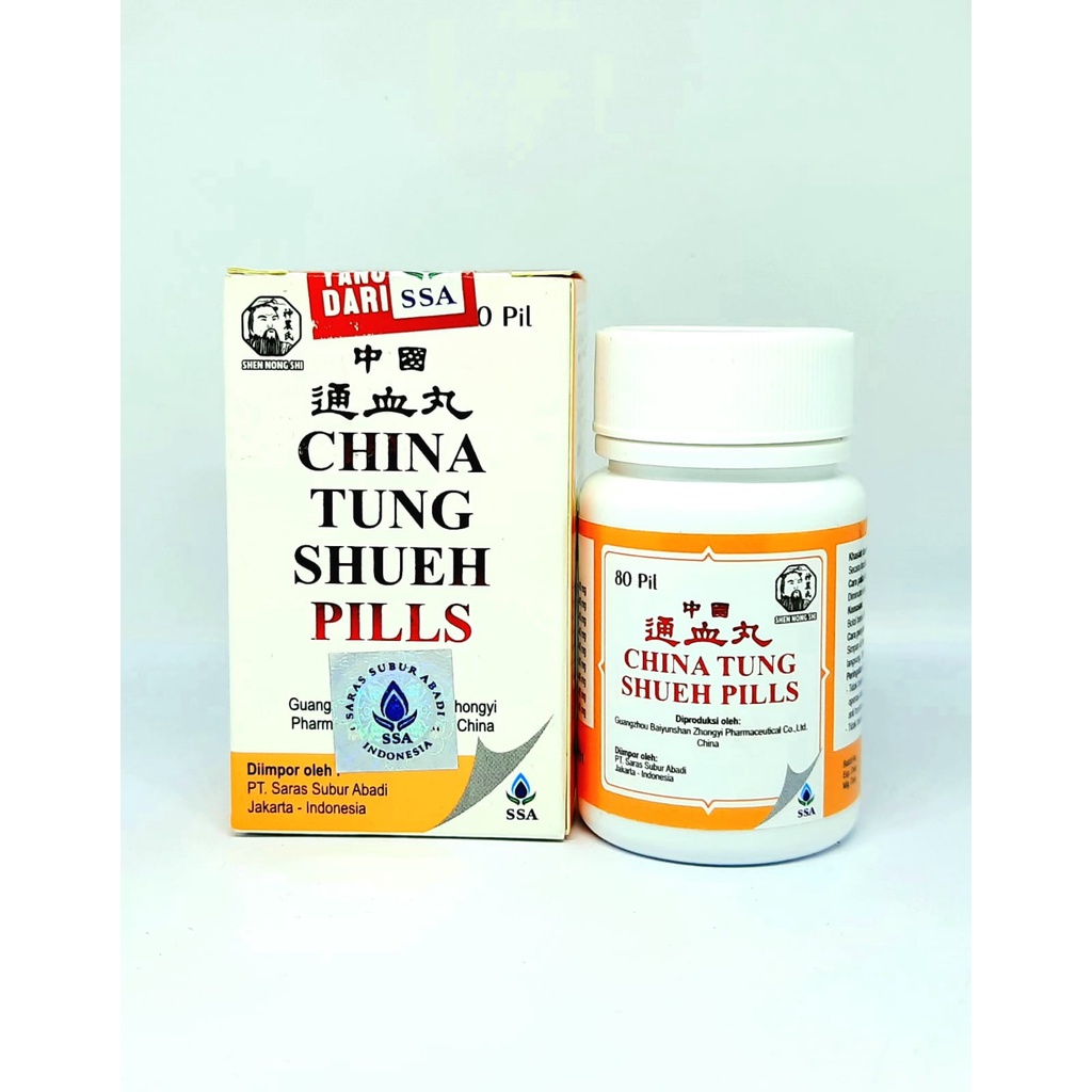 CHINA TUNG SHUEH PILLS Obat rematik - asam urat - sakit pinggang herbal