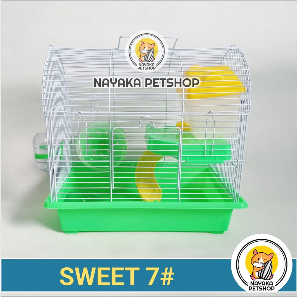 Sweet 7# Kandang Hamster Tingkat 2 Lantai Murah