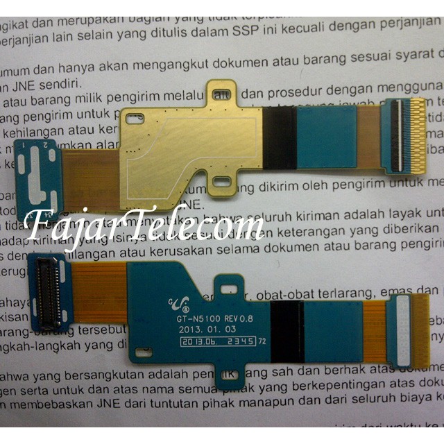 Fleksibel Flexy Lcd Samsung Galaxy Note 8.0 GT-N5100 / N5100 Original