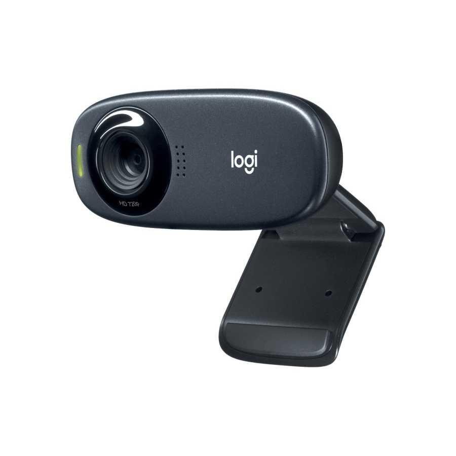 Logitech Mini Webcam HD 720P with Microphone - C310 - Black