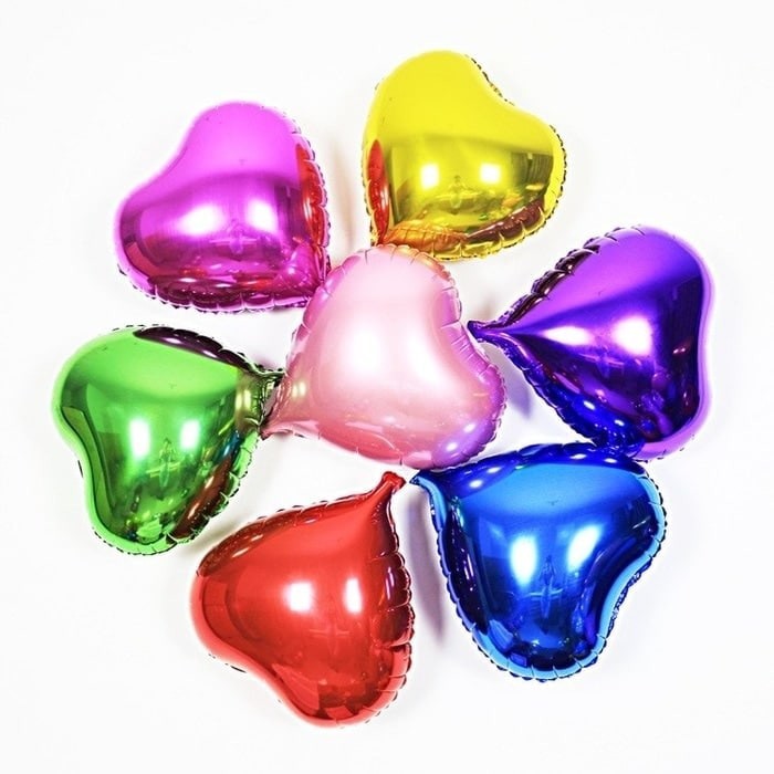 balon foil love - balon love - balon hati - balon cinta - balon foil hati