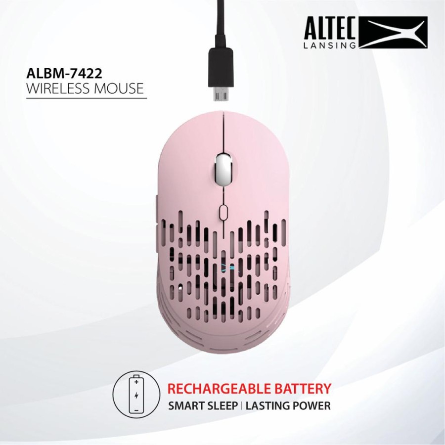 Trend-Altec Lansing Mouse Wireless Rechargeable ALBM7422