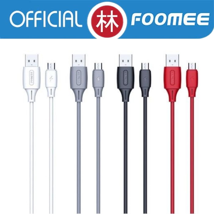 Foomee NT10E Data Cable Micro USB Fast Charging 2.4A