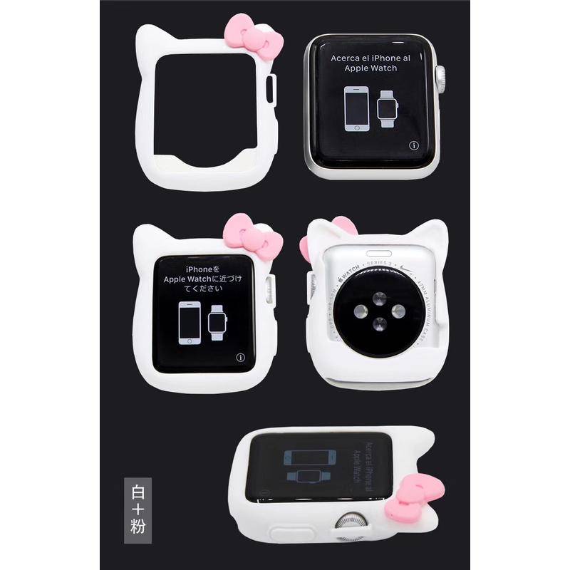 Soft Case Silikon Motif Kartun Untuk Apple Watch Seri 6 4 3 2 1 5 40MM 44MM 38MM 42MM