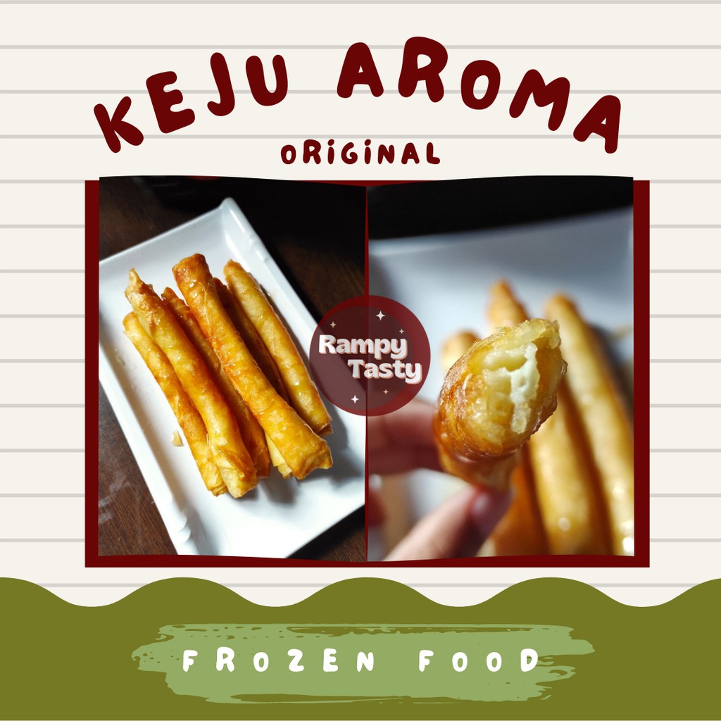 

Keju Aroma 10 pcs / Cheese Stick Frozen Food