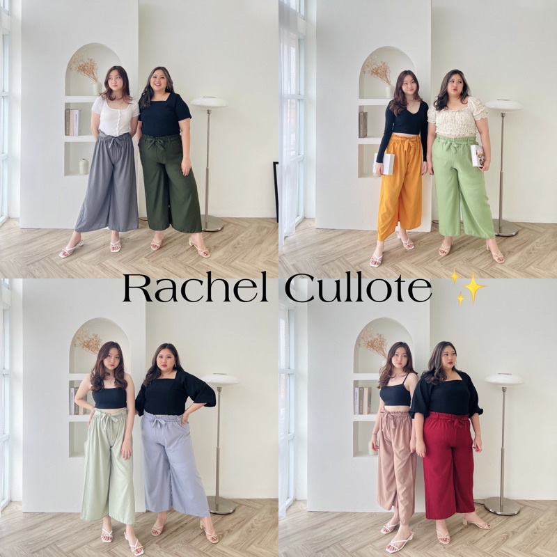 Rachel Kulot || BIG SIZE ( muat sampai bb 90kg ) celana kulot polos ukuran jumbo