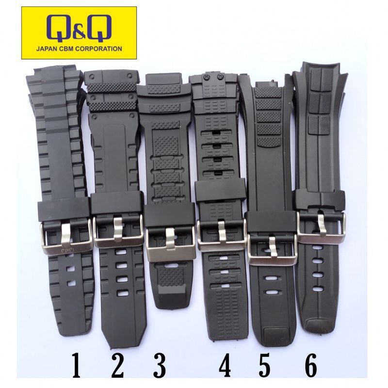 Strap QQ tali jam tangan QQ strap rubber