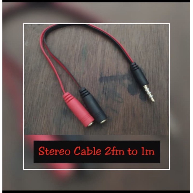 Jual Kabel Smule Kabel Mm To Headset Mic Kabel Aux Smule Kabel Sambungan Headset Dan Mic