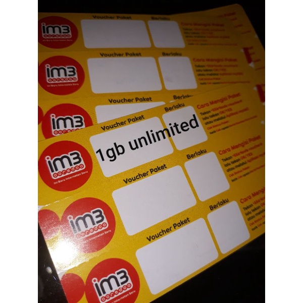 Indosat Unlimited 1gb reguler