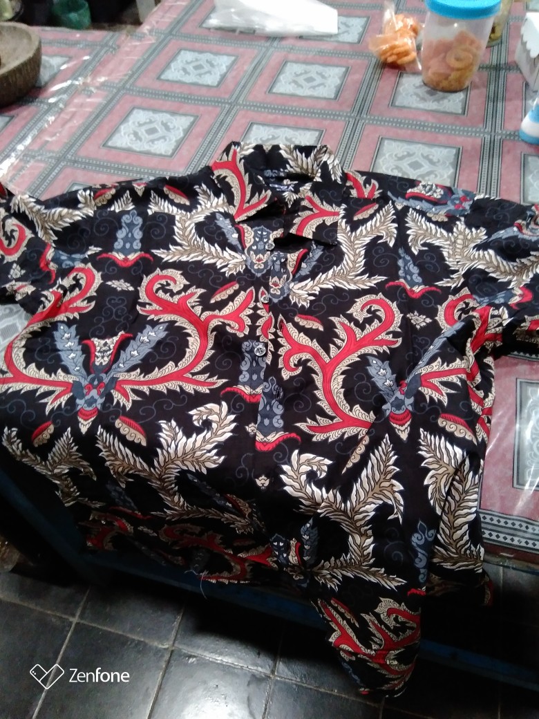 Odza Atasan Batik Murah Pria Batik Keluarga Kemeja Batik Solo Etnik Slim Fit