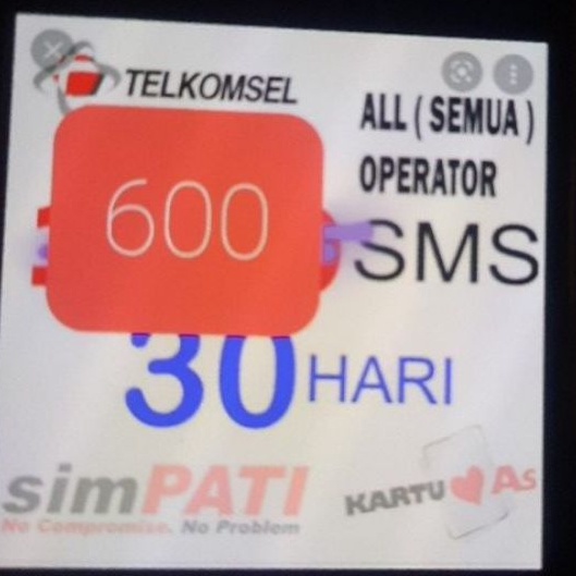 Paket SMS Telkomsel ke All Operator