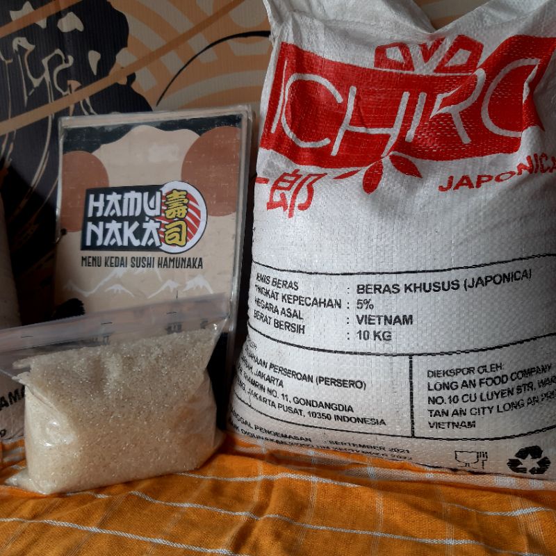 

Termurah Japonica Beras Jepang / Sushi Ichiro Repack 1 kg