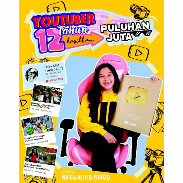 YOUTUBER 12 TAHUN HASILKAN PULUHAN JUTA/NAISA ALIFIA YURIZA