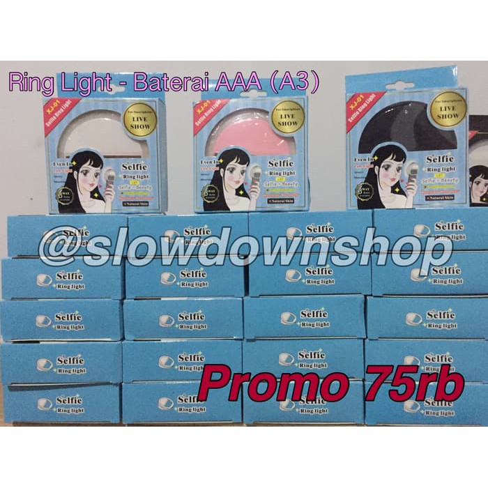 RingLight / Lampu Selfie | Baterai AAA