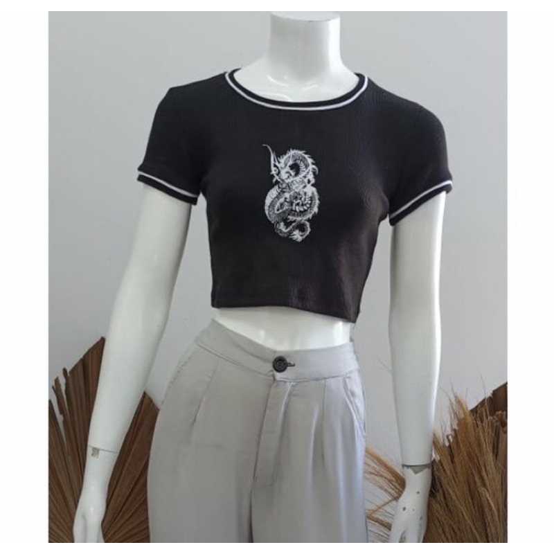 CROP TOP DRAGON TERLARIS