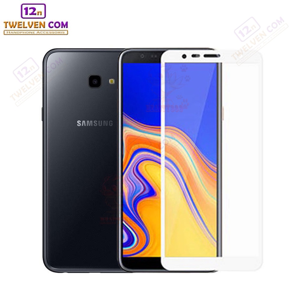 [FLASH SALE] zenBlade 5D Full Cover Tempered Glass Samsung Galaxy J4+ - Putih