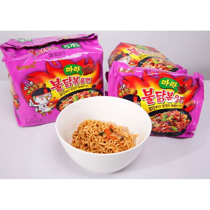 SAMYANG - HOT CHICKEN RAMEN MALA - 135 GR (MIE INSTAN KOREA)