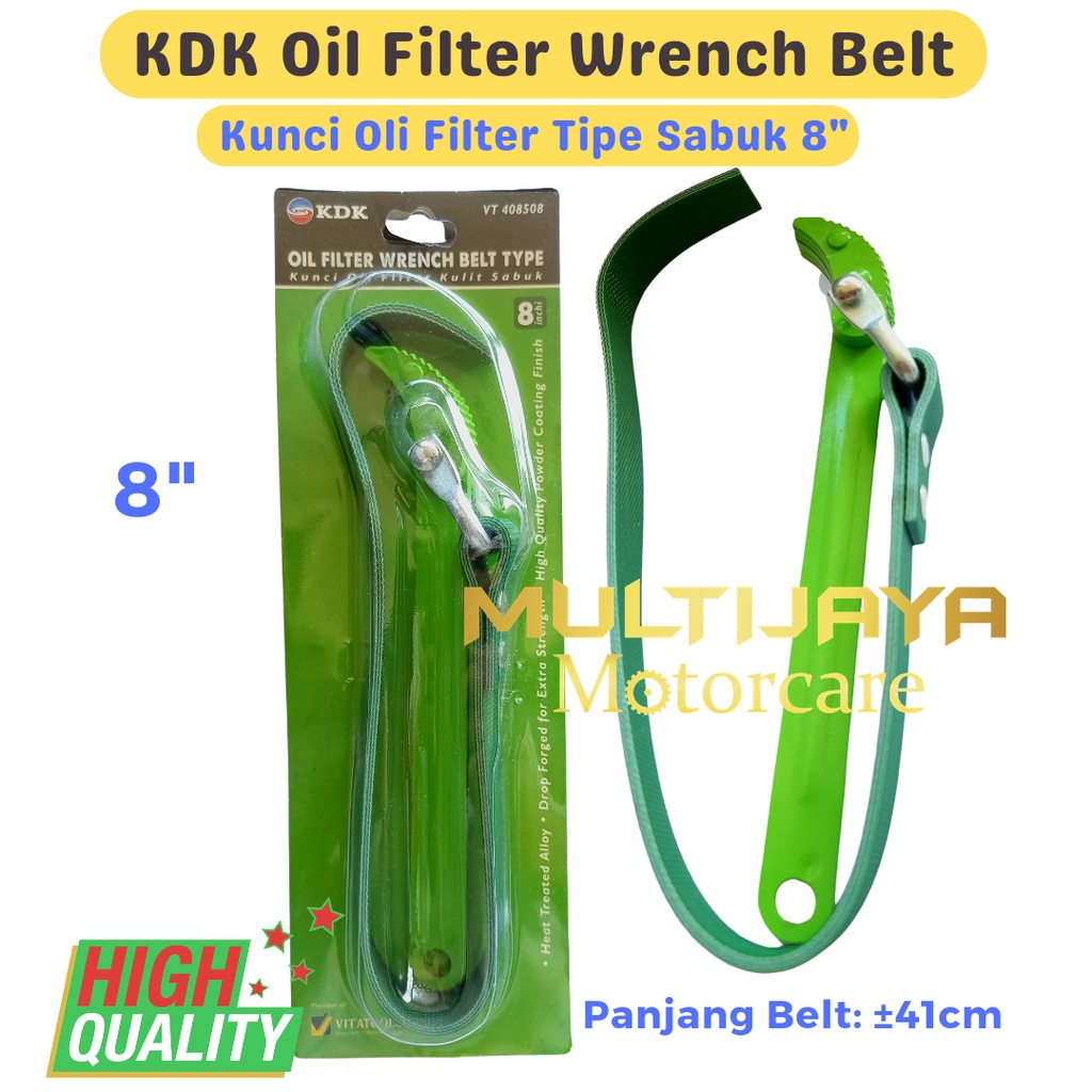 KDK Kunci Pembuka Filter Oli 8“ - Oil Filter Wrench 8 Inch High Quality