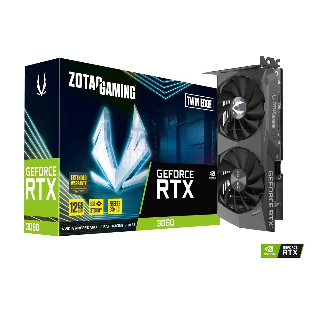 ZOTAC GeForce RTX 3060 Twin Edge 12GB GDDR6 - Ampere VGA RTX3060 DDR6