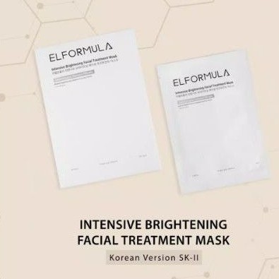 ELFORMULA 28 Days Intensive Brightening Facial Treatment Sheet Mask Masker Wajah