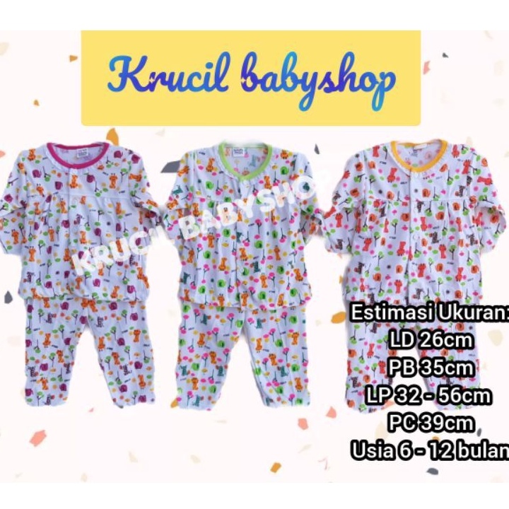 Piyama/baju tidur bayi forest syifana