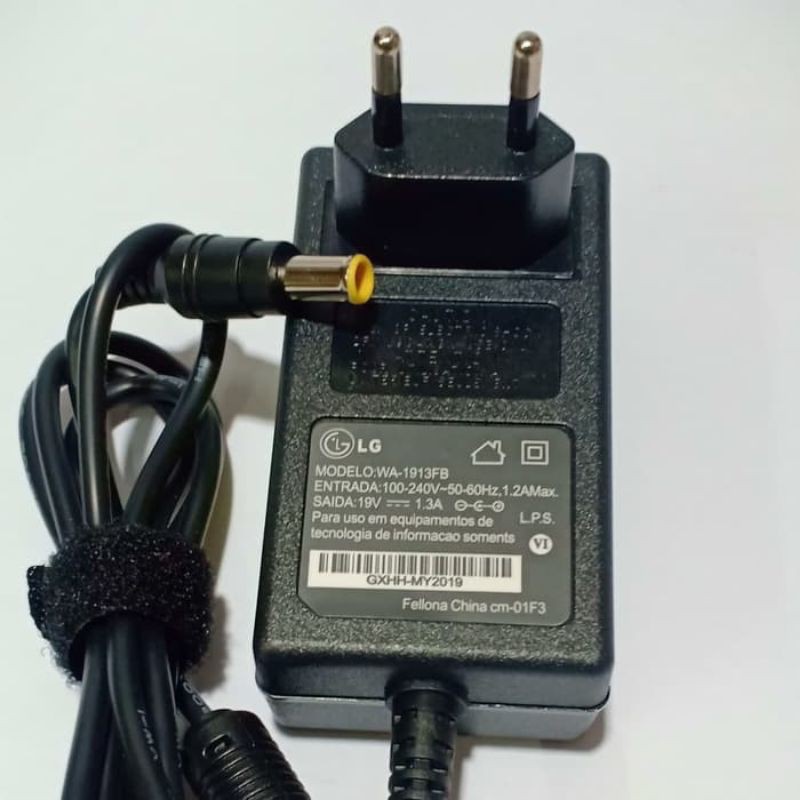 Adaptor Charger LCD LED Monitor LG 19V 1.3A DC 6.5*4.4 mm for LG 16EN33S 20EN33S 16EN33SA