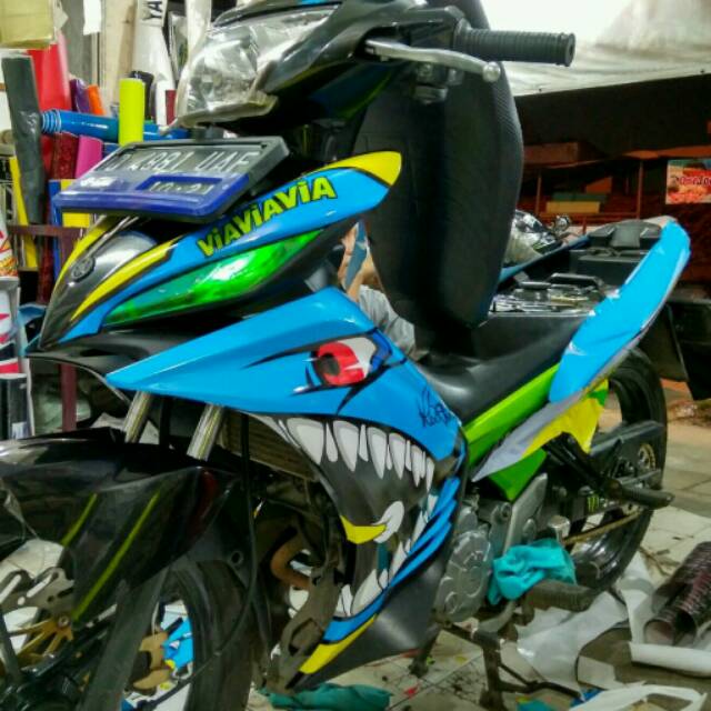 Modifikasi Jupiter Mx 2007 Warna Merah