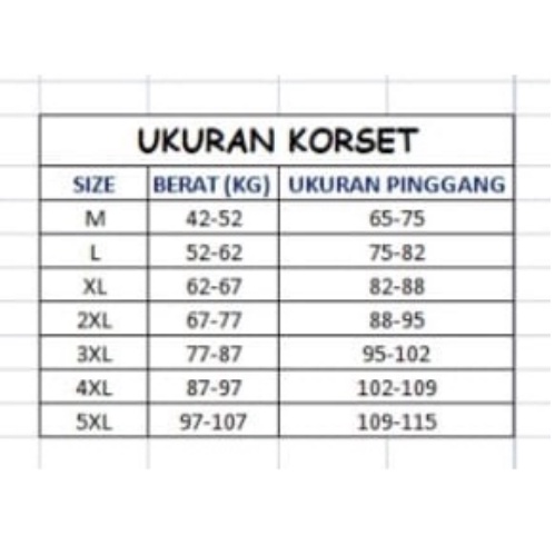 READY STOCK KORSET PENGECIL PERUT VSU( PENGAIT 3 BARIS) / PELANGSING PERUT